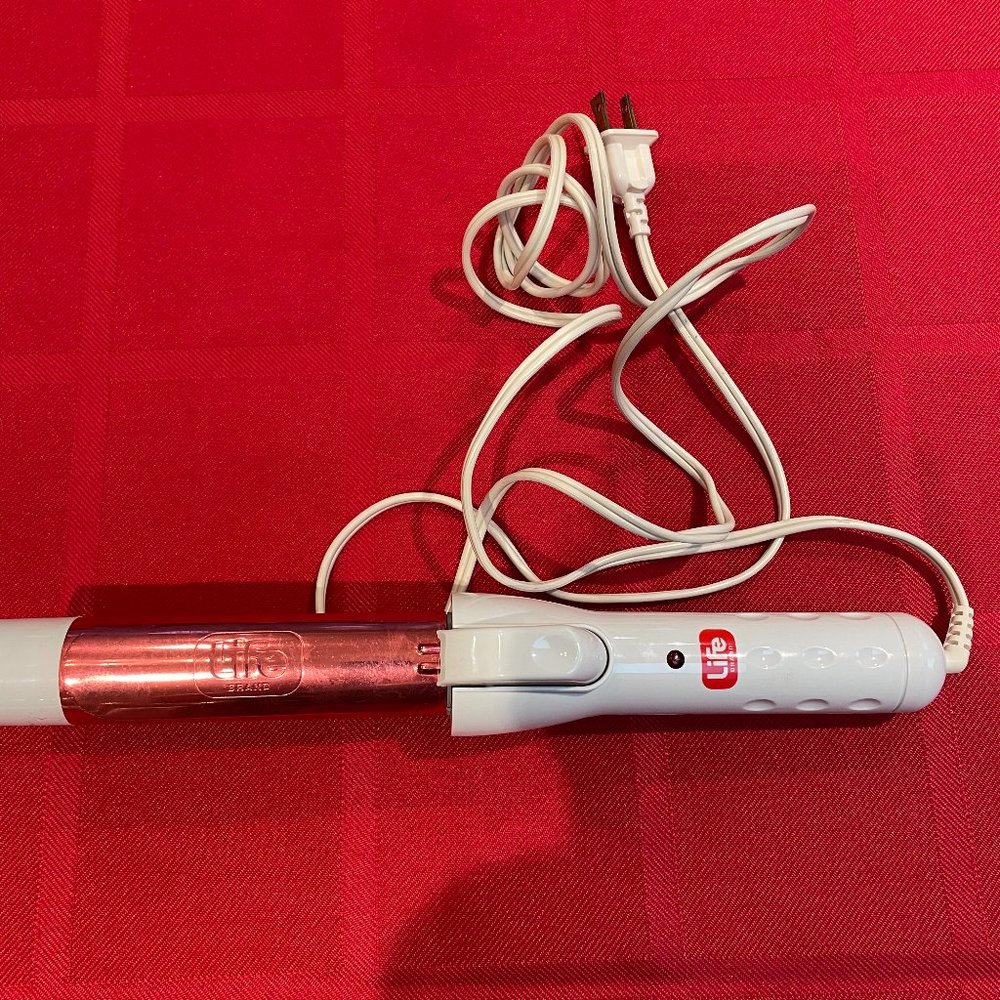 LIFE - curling iron - white